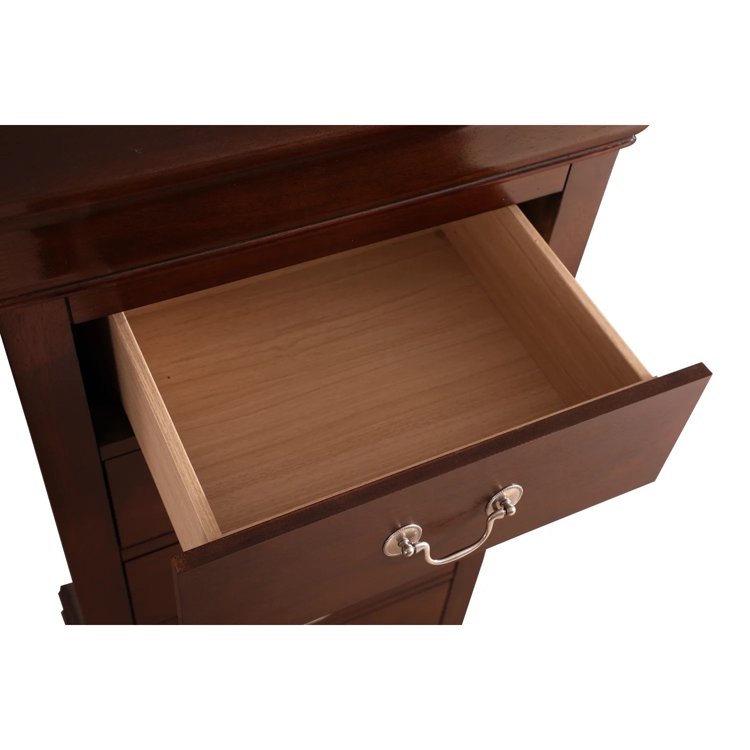 Glory Furniture Louis Phillipe 7 Drawer Lingerie Chest in Cherry - Image 64