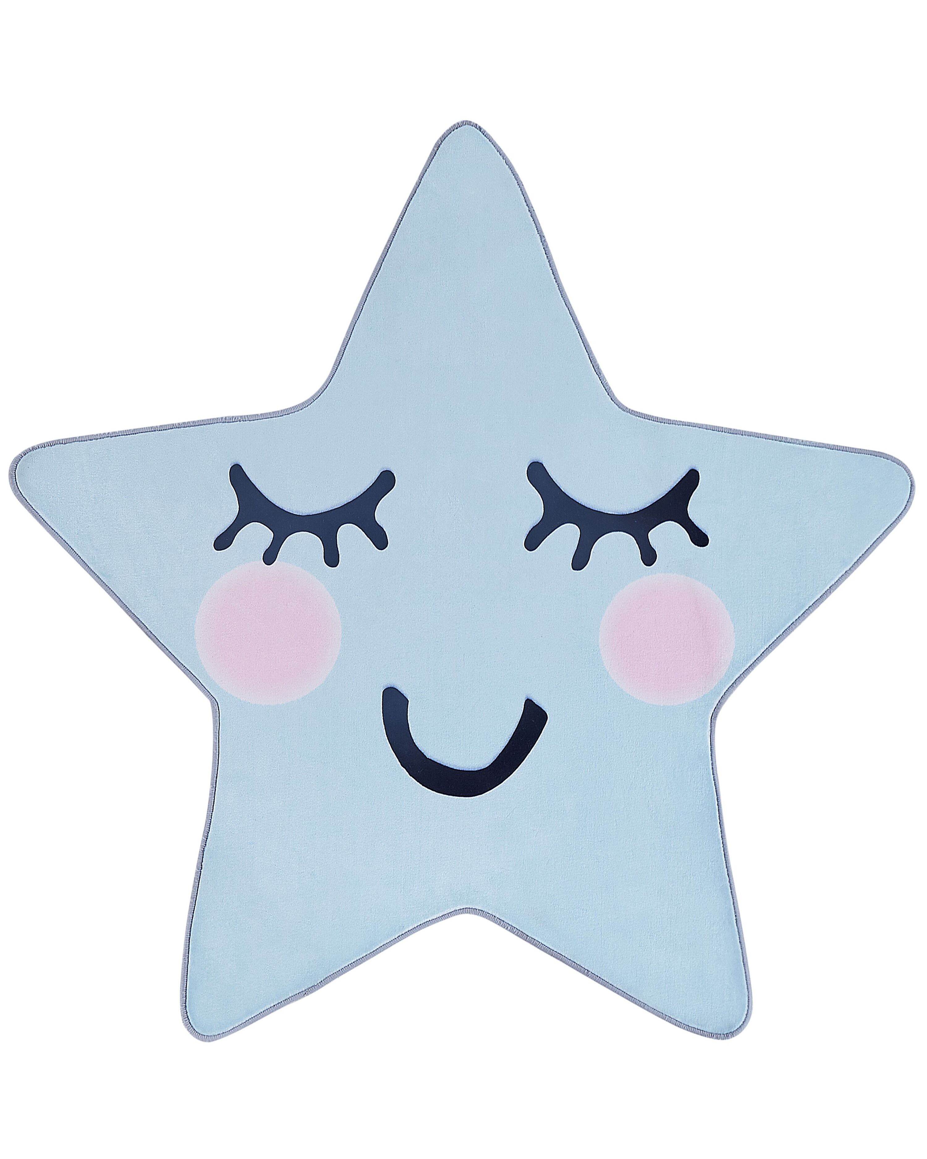 Kids Rug SIRIUS Light Blue 120 x 120 cm