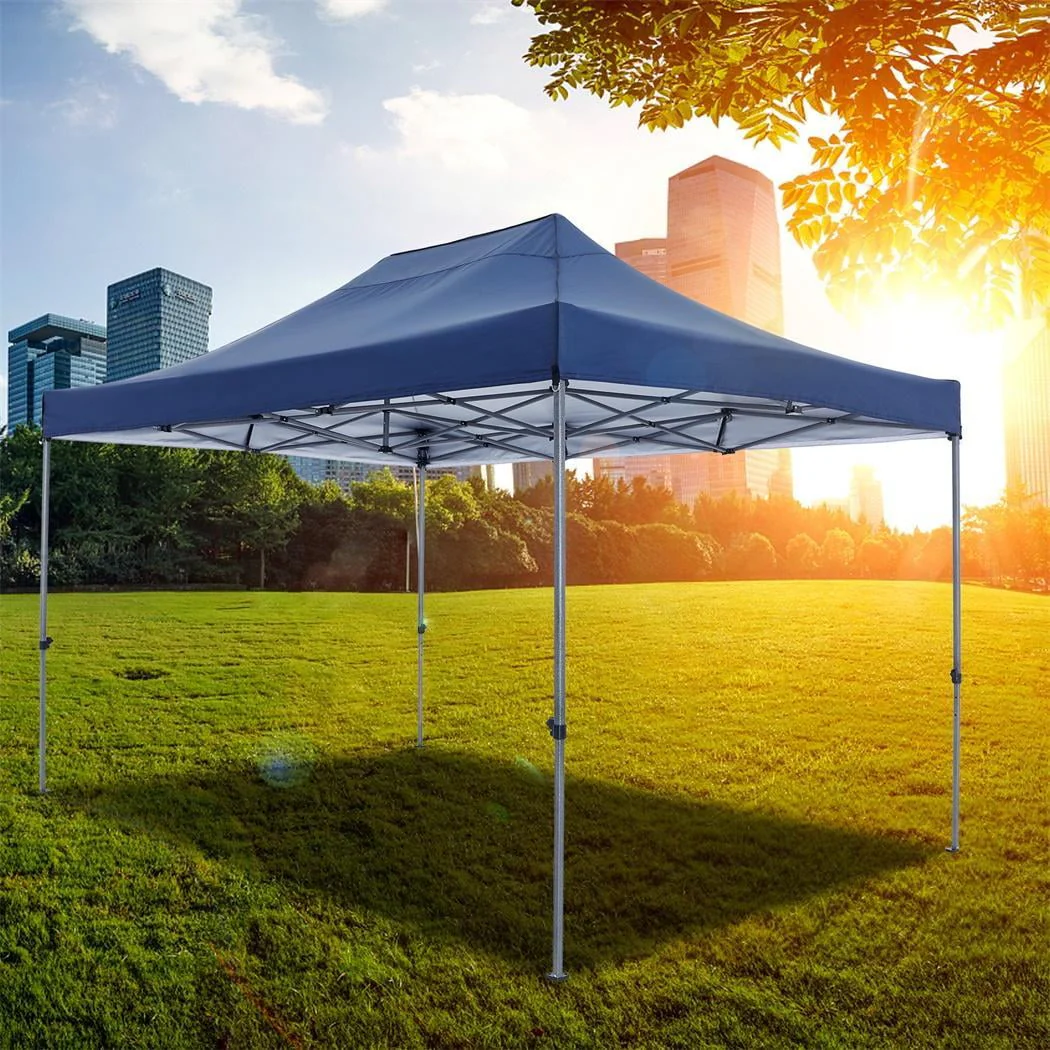 COBIZI 10x15 Heavy Duty Pop up Canopy Tent with 4 Sidewalls,Outdoor Waterproof Canopy Tent Event Shelter for Parties, Commercial-Series, Blue - Image 2