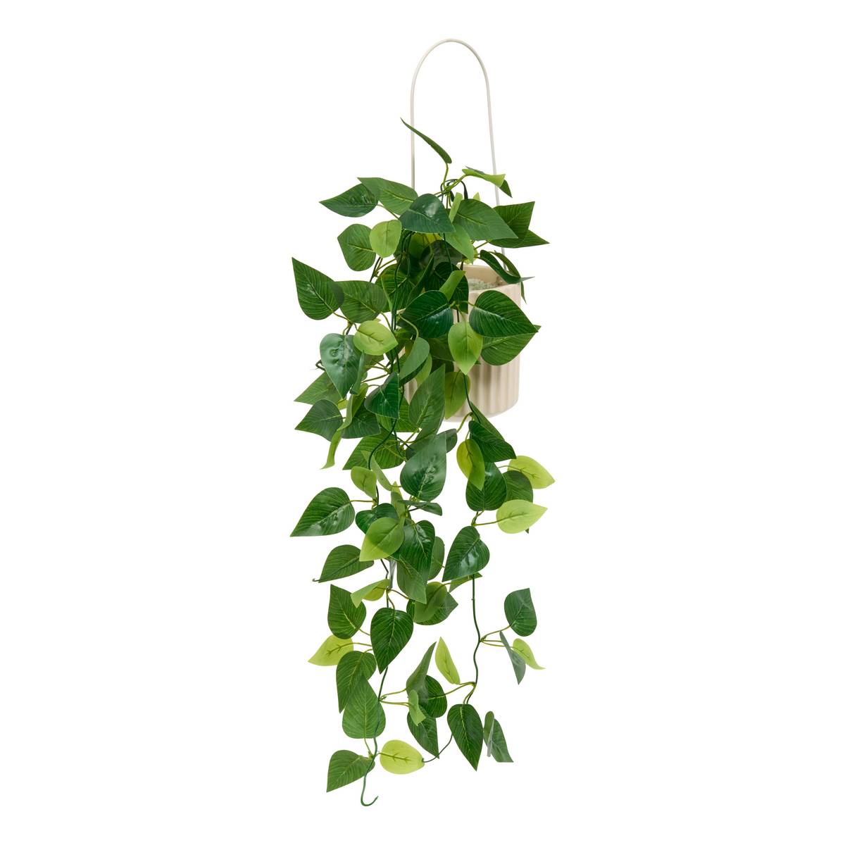 Hanging artificial plant "Pool" H.82 cm, Beige