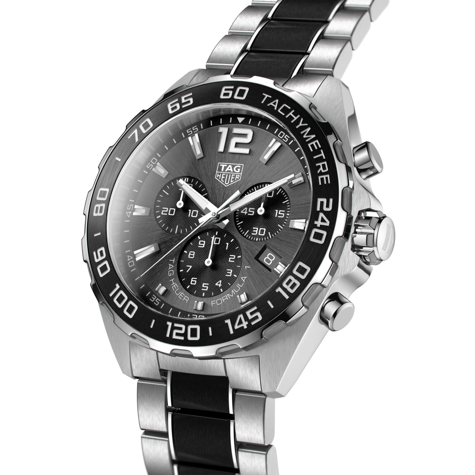 TAG Heuer Replica Watch Formula 1 Chronograph Quartz 43 mm Steel & Ceramic(1:1 replica) - Elite Watch Atelier