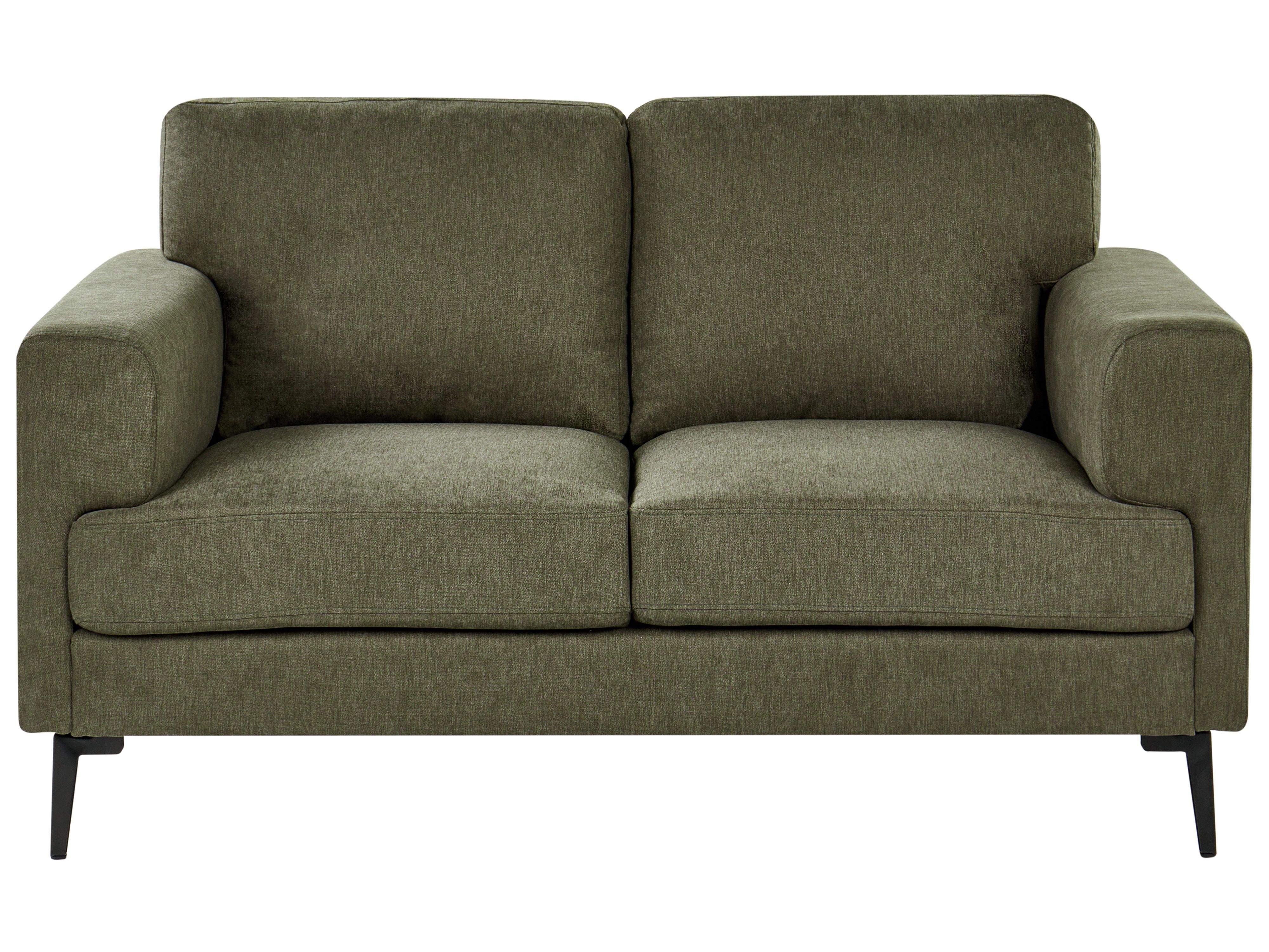 Sofa 2 Seater LOUSTO Fabric Green