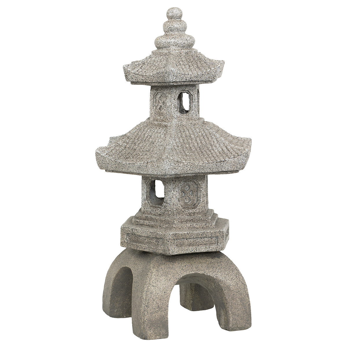Outdoor pagoda decoration "Uchi" Gray, H.66.5 cm