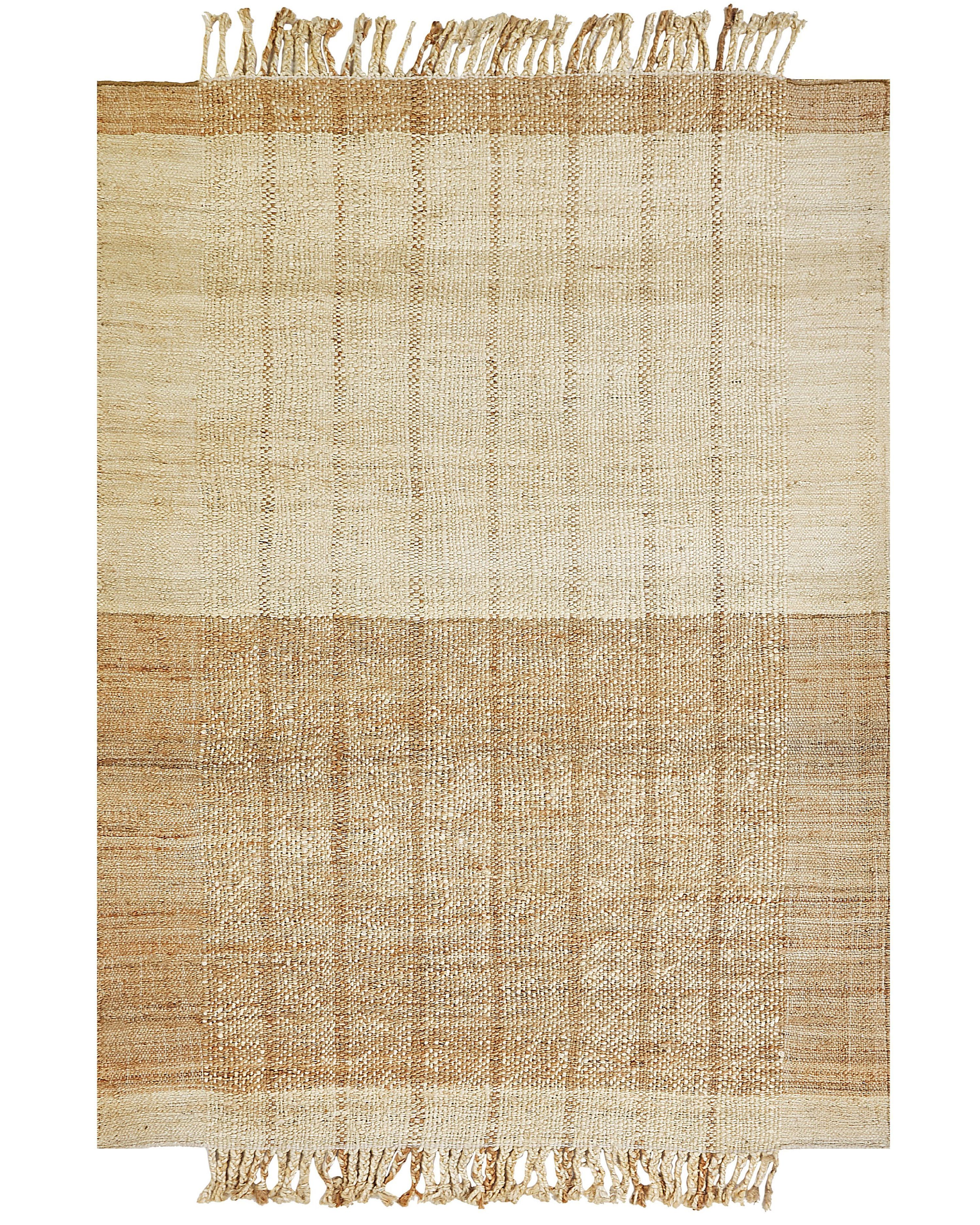Rug KARKIN Beige 160 x 230 cm Jute