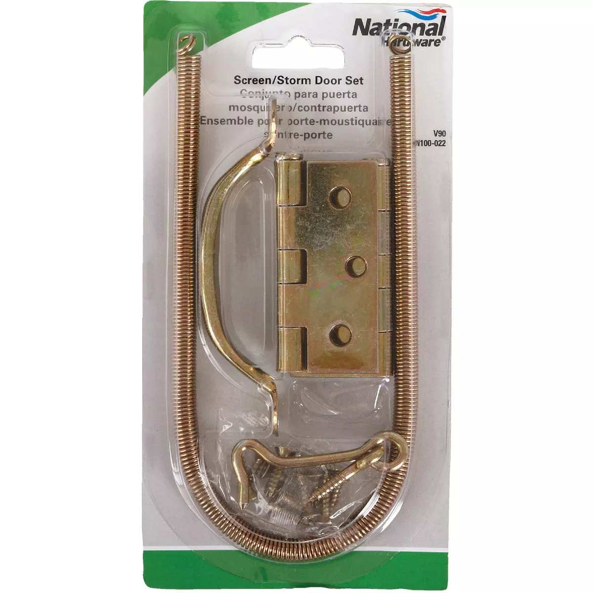 National Brass 2-Hinge Screen Door Kit