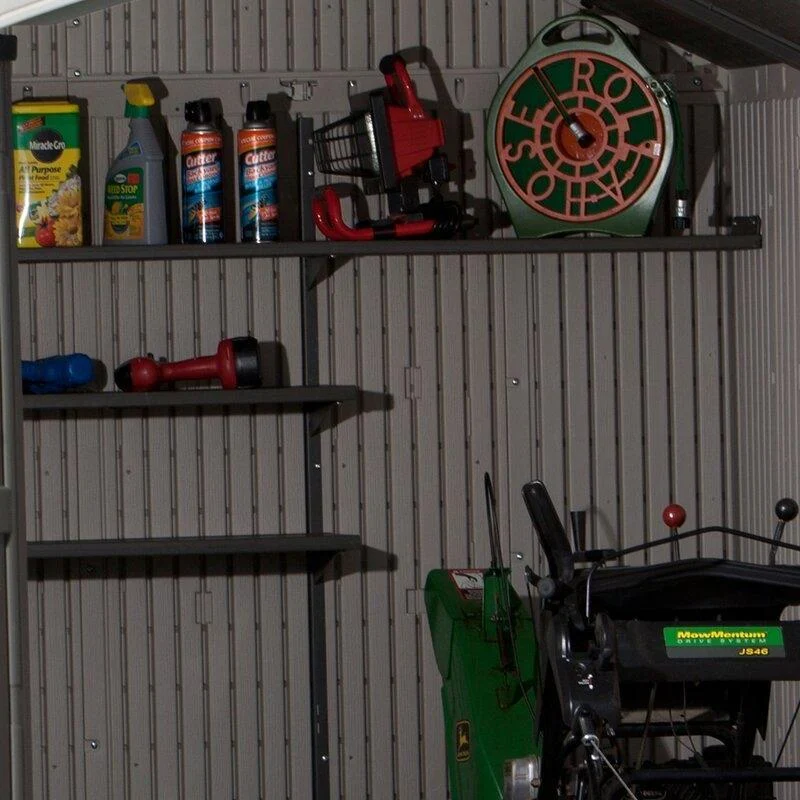 Lifetime Plastic Storage Shed 8 ft. W x 15 ft. D, Desert Sand - 60075 - Image 16 Lifetime Plastic Storage Shed 8 ft. W x 15 ft. D, Desert Sand - 60075 - Image 16