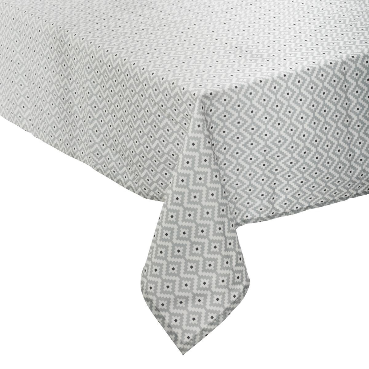 Tablecloth stain resistant "Etnik" Grey 1, 140x240 cm