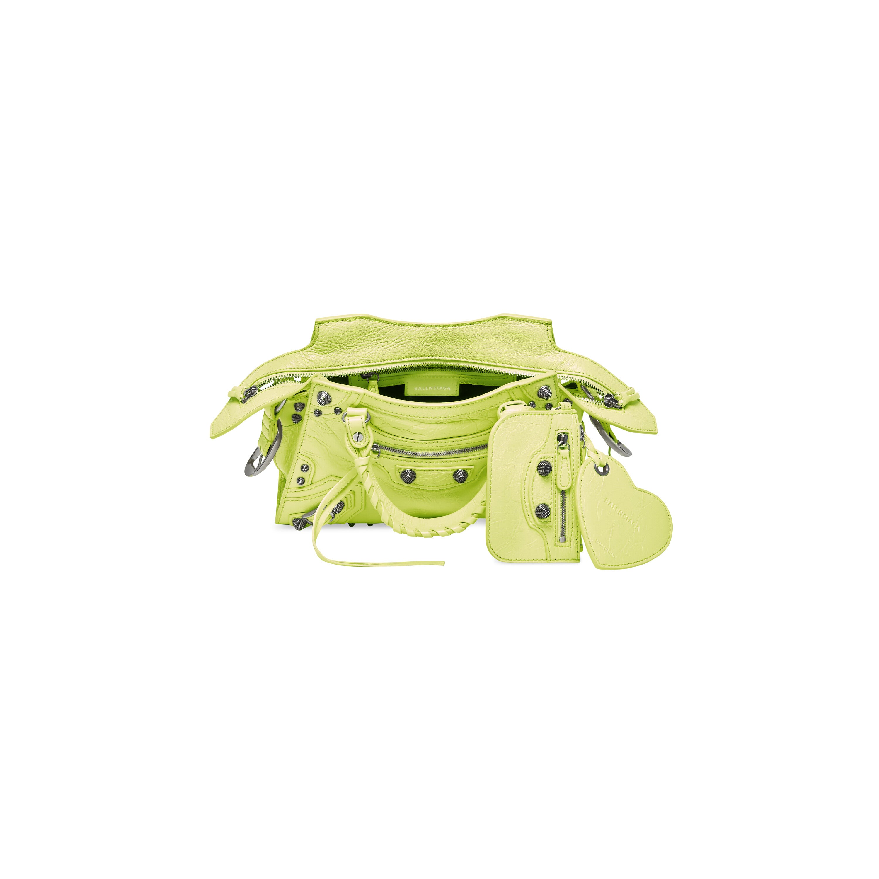 WOMEN'S NEO CAGOLE XS HANDBAG IN LIME - Replicaclubs