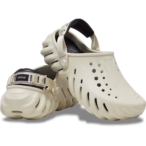 Echo Clog - Bone / Black