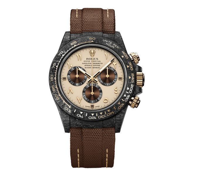 ROLEX Diw Daytona carbon desert eagle arabic 40mm oyster black(1:1 replica) - Elite Watch Atelier