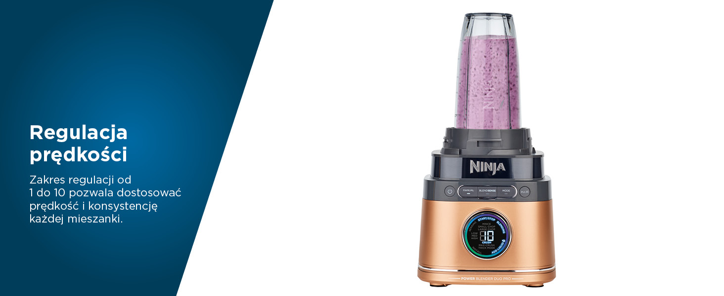 Ninja 2-in-1 Detect Power Blender Pro &amp; Single Serve, 1200 W, dzbanek 2 l