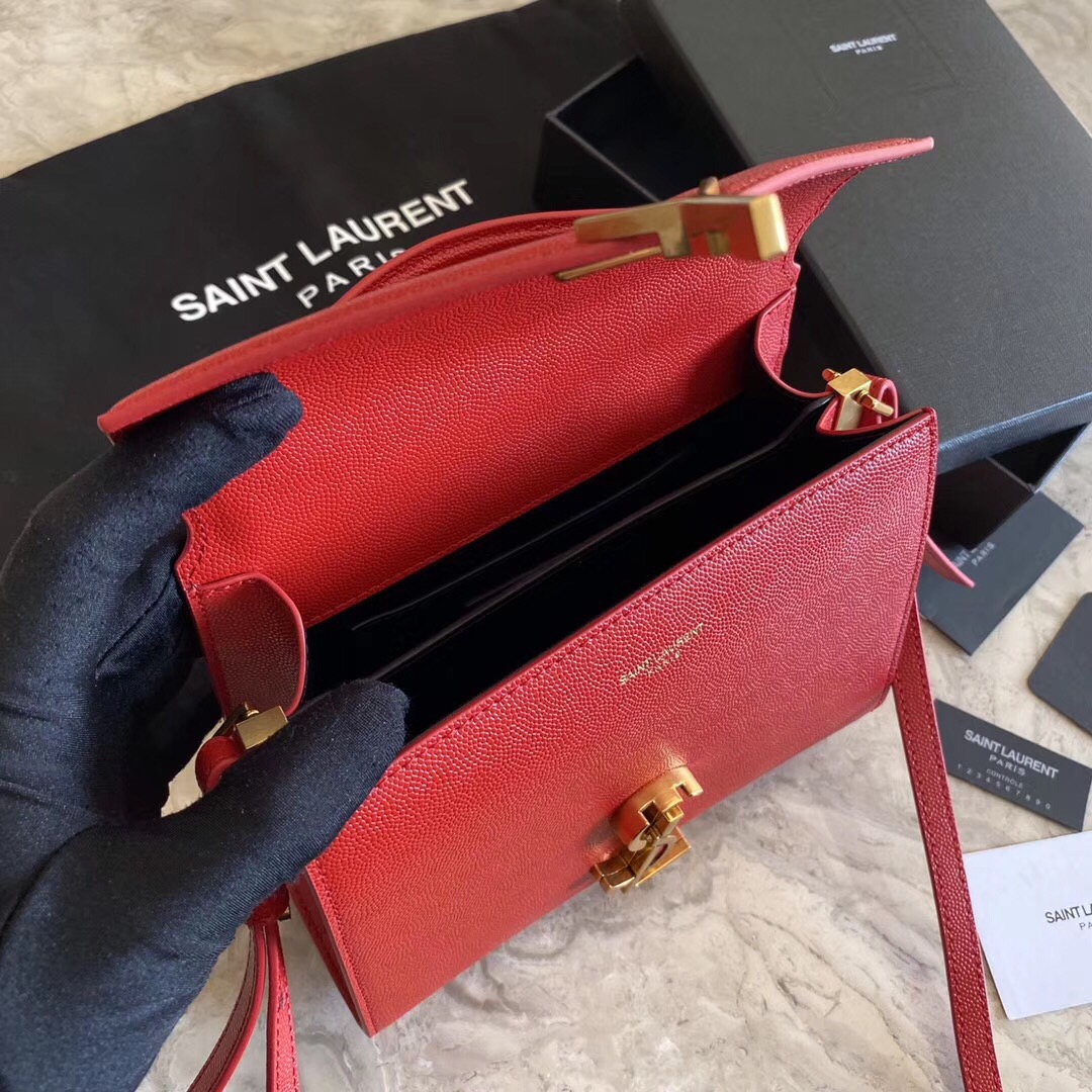 CASSANDRA MONOGRAM CLASP BAG IN MATTE PYTHON1:1High-quality replica