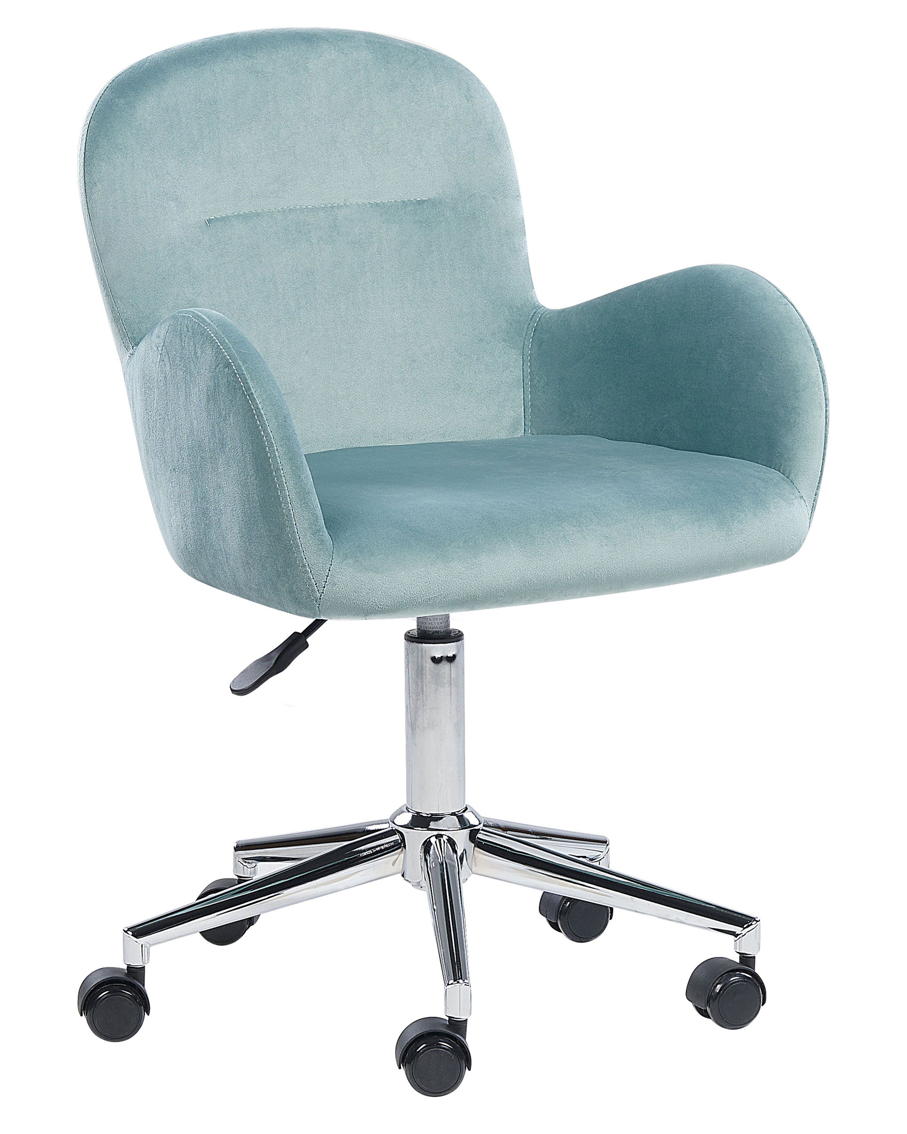 Desk Chair PRIDDY Velvet Mint Green