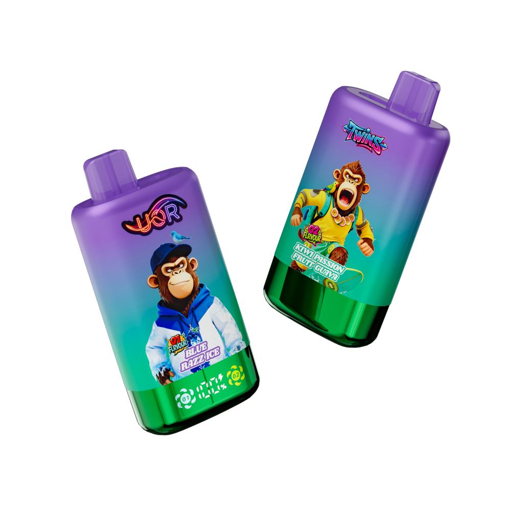 UOR Twins 80K Puffs 2in1 Flavor Disposable Vape (10 Pack)