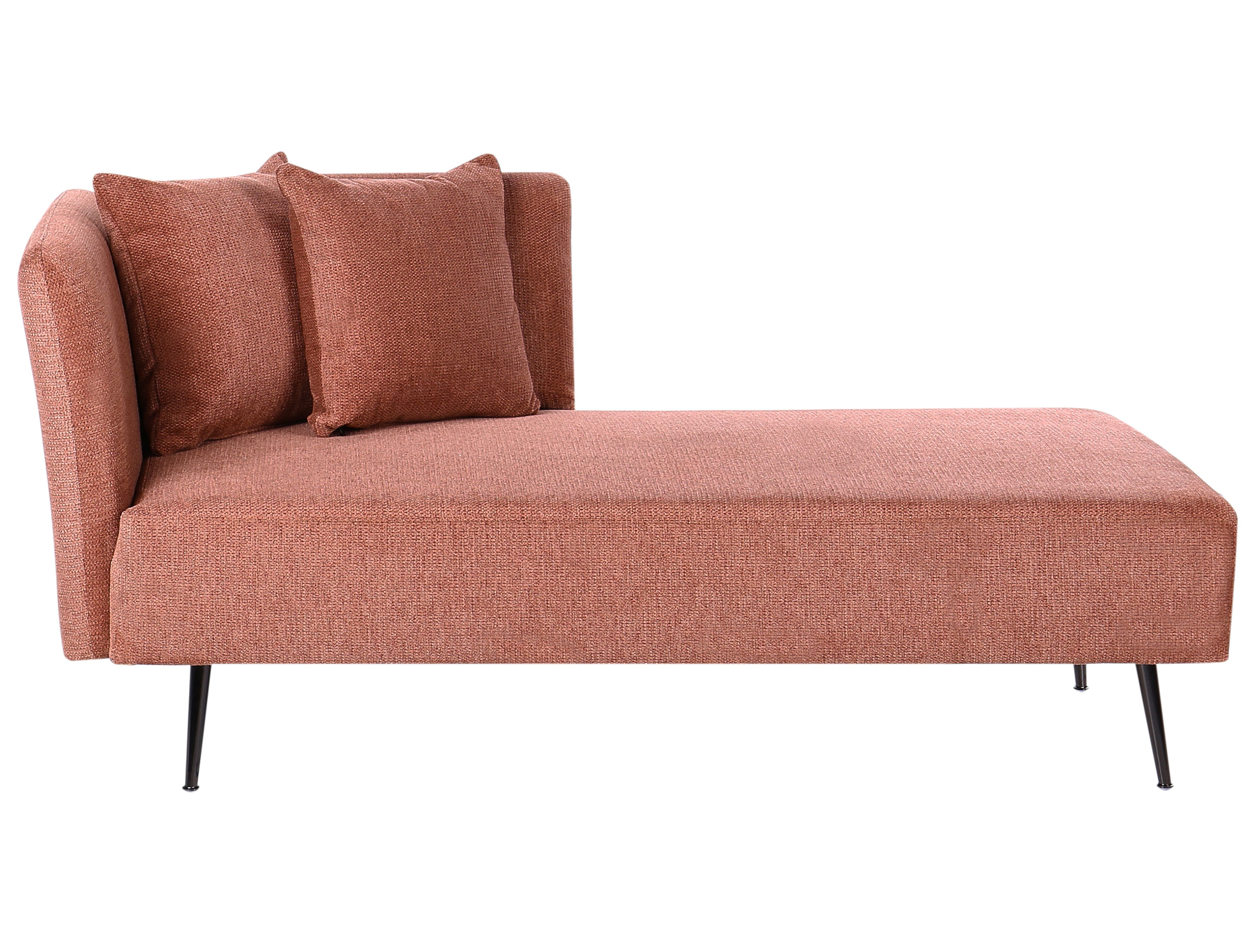 Right-Hand Chaise Lounge RIOM Fabric Red
