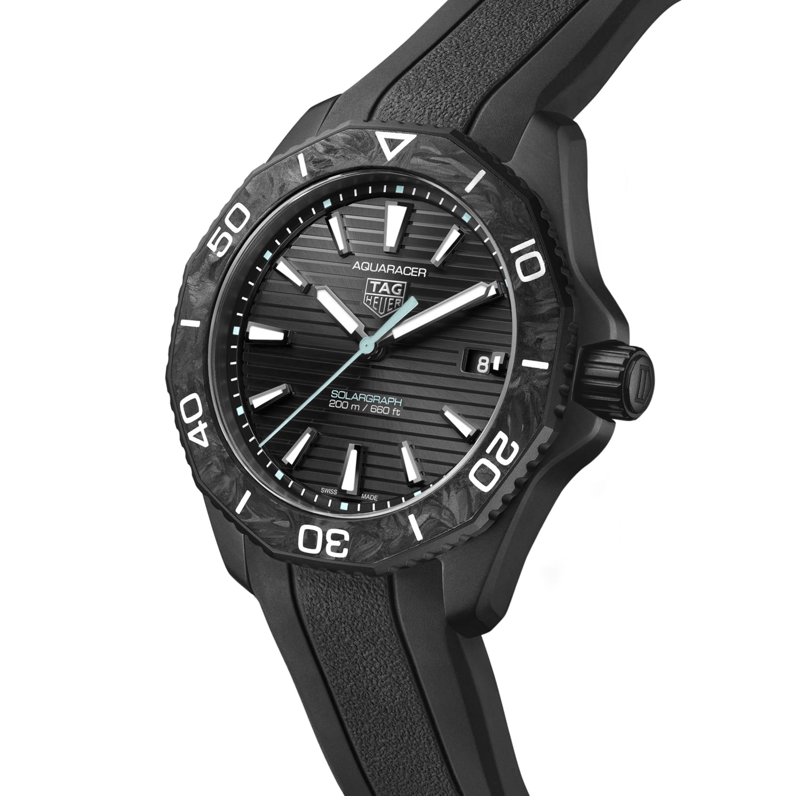 TAG Heuer Replica Watch Aquaracer Professional 200 Solargraph Solar Quartz 40 mm Steel(1:1 replica) - Top club