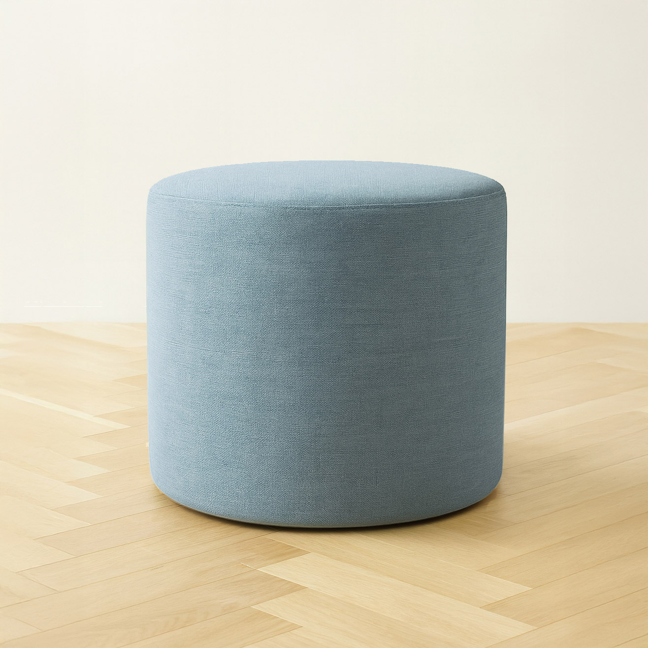 Wovenbyrd Hampton Round Pouf Ottoman
