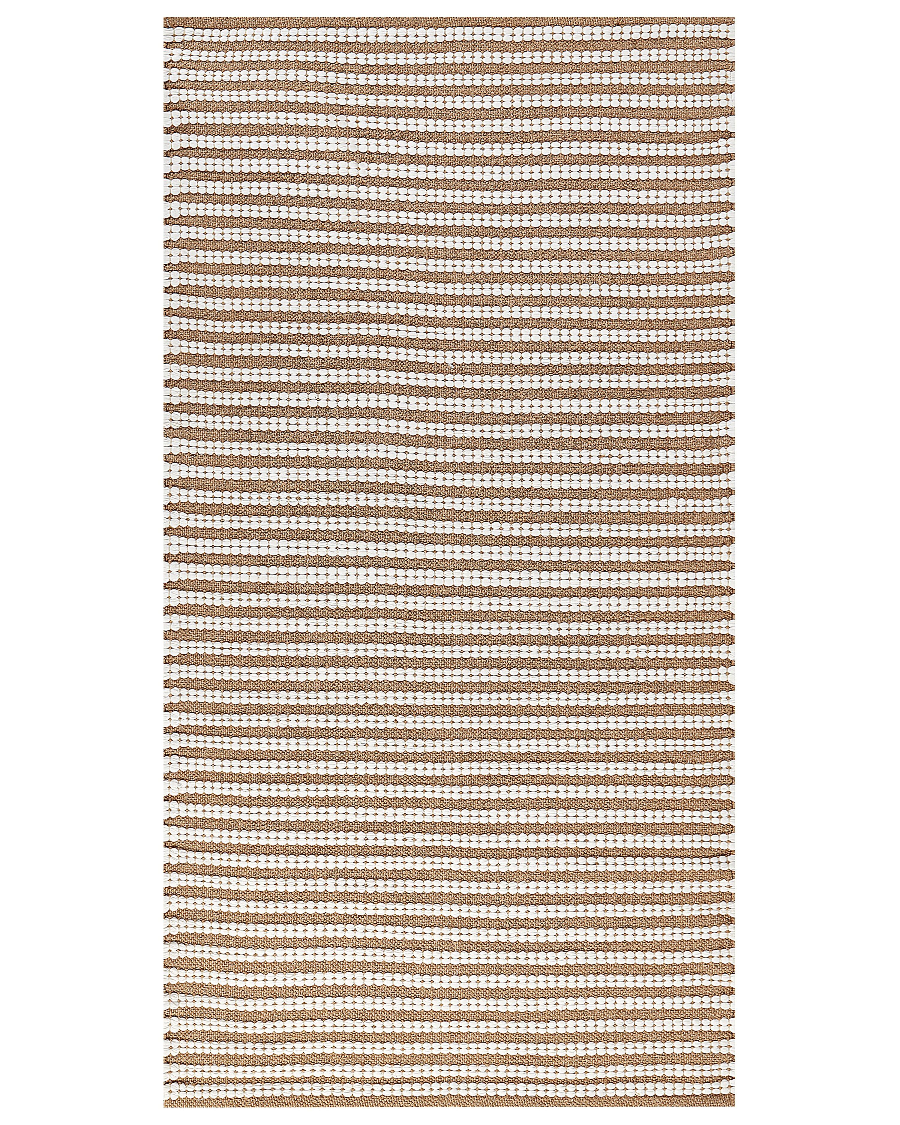 Rug SOFULU Brown 80 x 150 cm Cotton