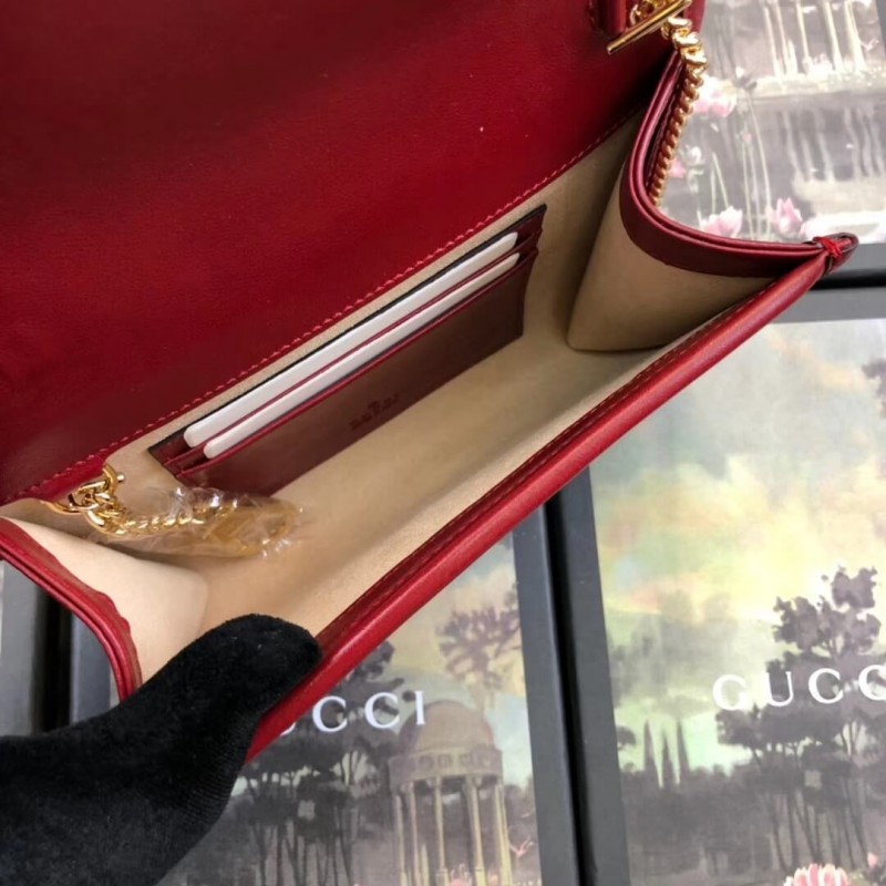 Replica Gucci Smooth Leather Rajah Mini Bag 5737971:1High-quality replica