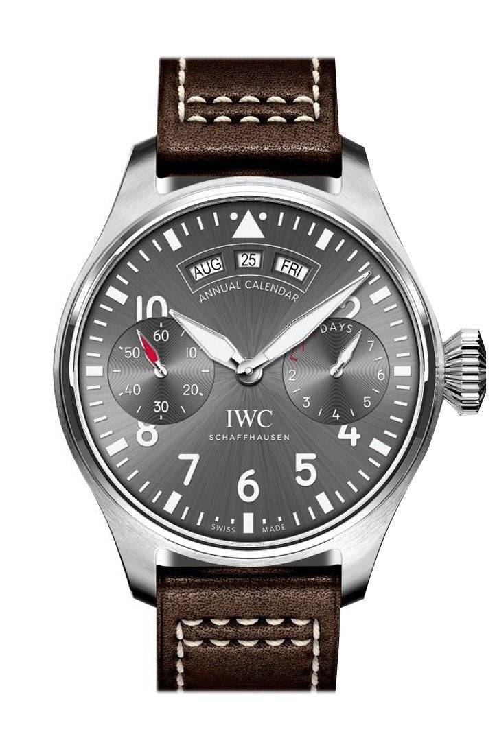 IWC Big Pilots Annual Calendar Spitfire Automatic Grey Dial 42mm Men's Watch IW502702(1:1 replica) - Top club