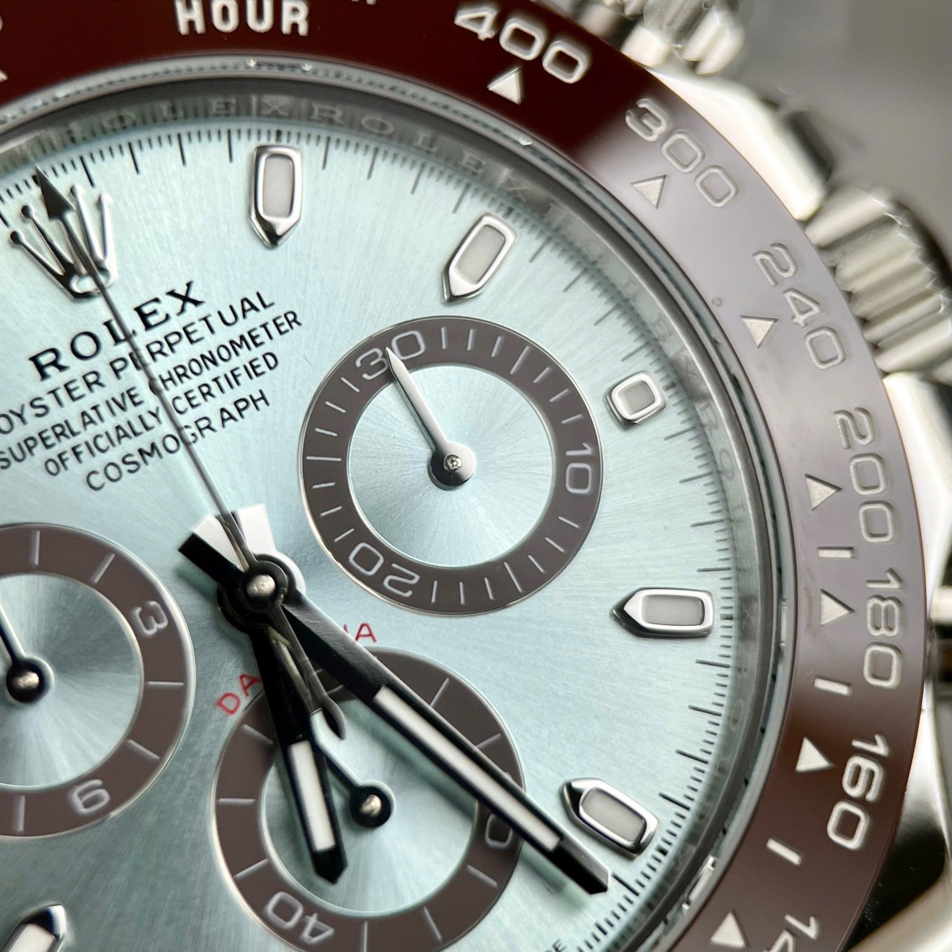 Rolex Daytona Replica 11 Watch Ice Blue Dial BT Factory 40mm - Elite Watch Atelier