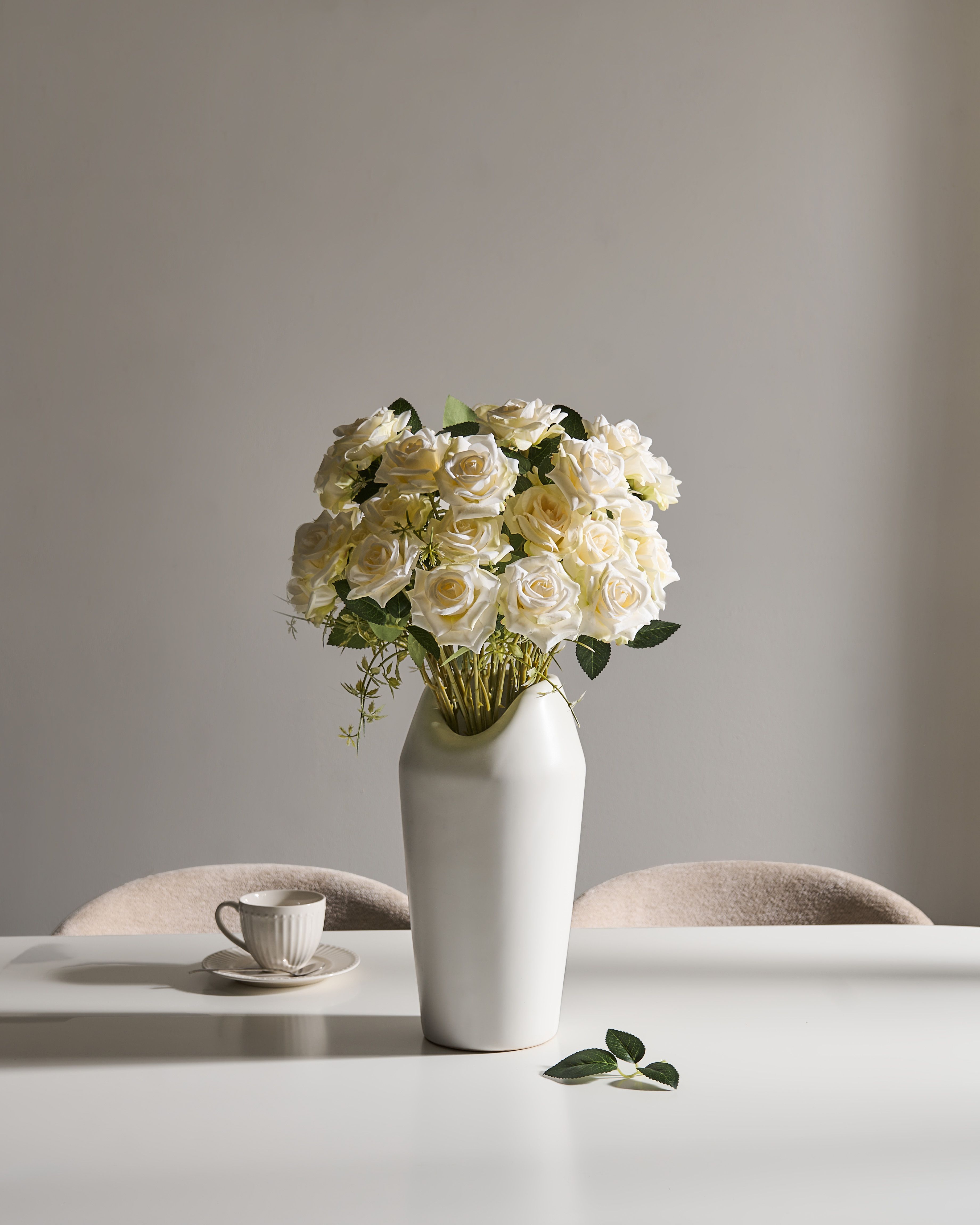 Artificial Flower Bouquet LAPAS 55 cm White