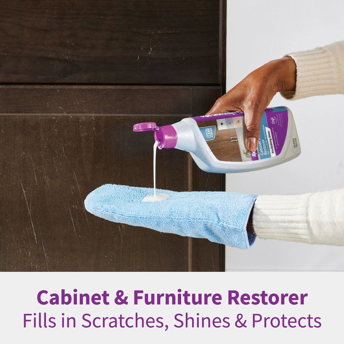 Rejuvenate 16 In. Cabinet & Furniture Restorer with Mitt