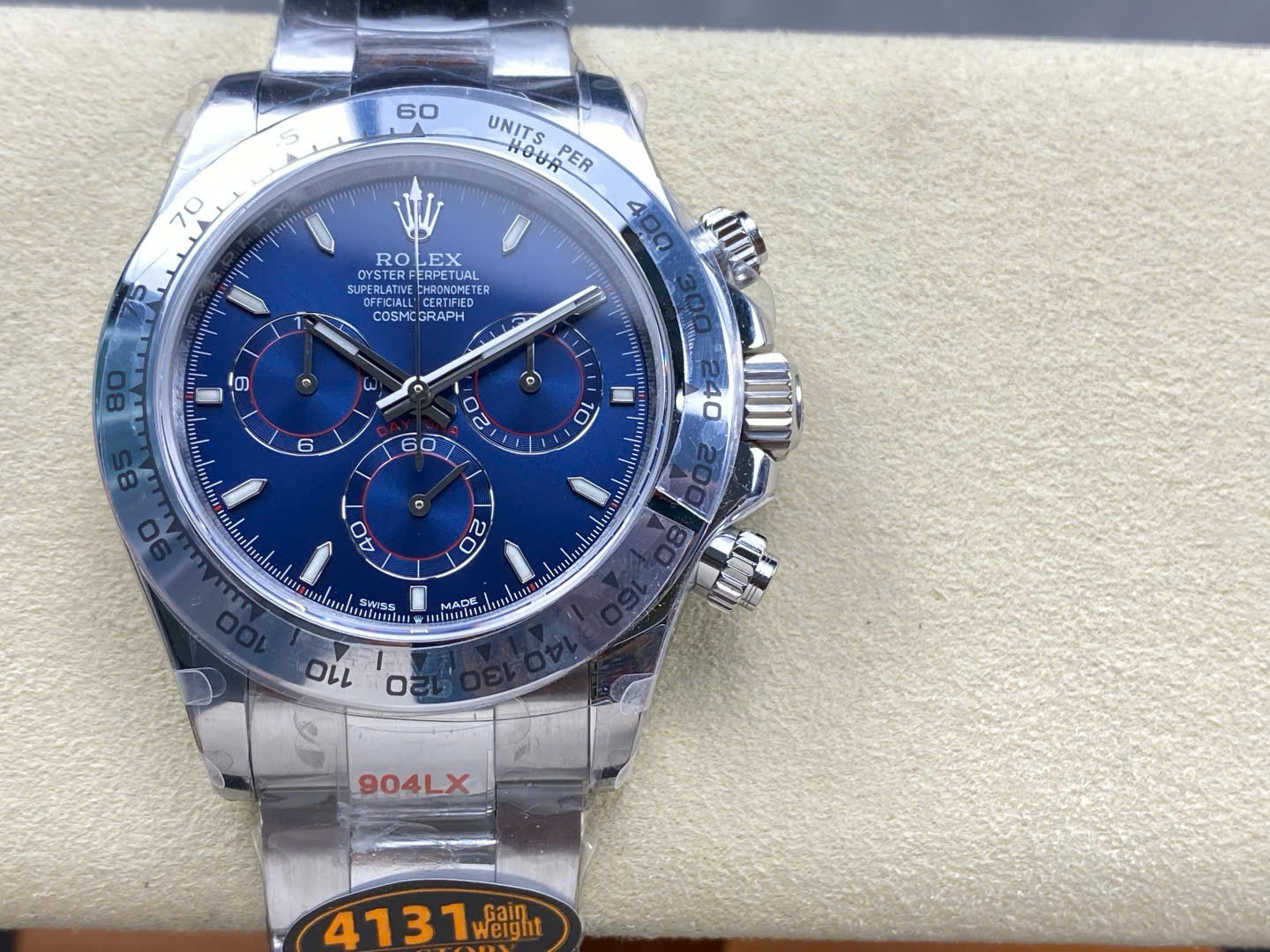 Rolex Cosmograph Daytona 126509 Copies Watches Blue Dial Weight 178 Grams QF Factory 40mm - Top club