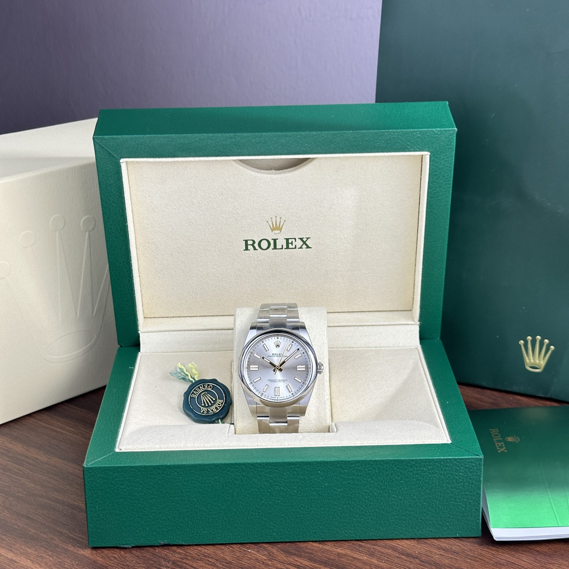 Rolex Replica Watch Oyster Perpetual 124300 Silver Dial Clean Factory 41mm - Elite Watch Atelier