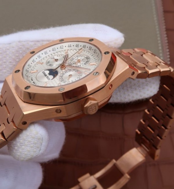 Replica Audemars Piguet JF Royal Oak 41mm 26574 RG White Dial A5134 - Top club