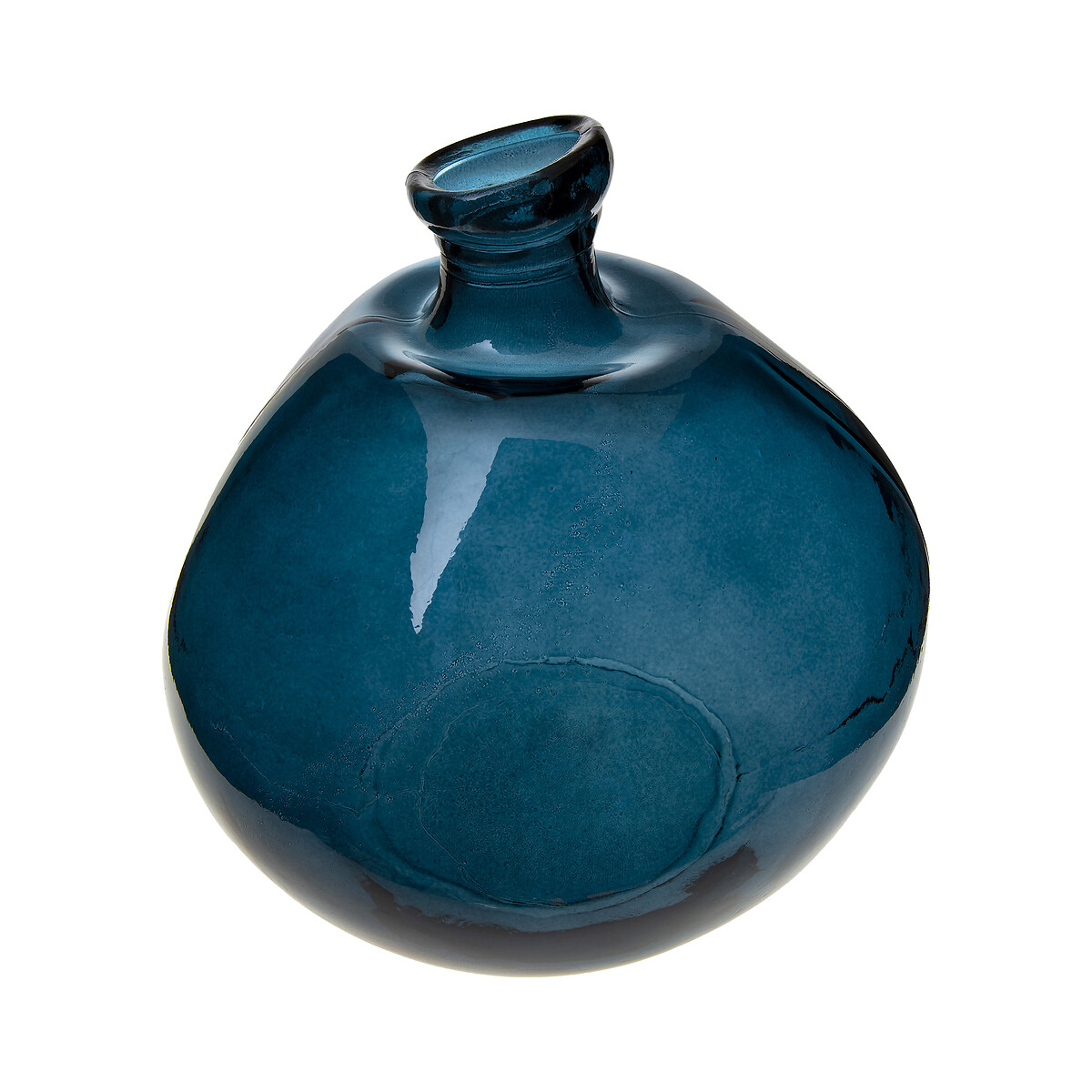 Vase "Dame Jeanne" Storm blue, D.33 cm