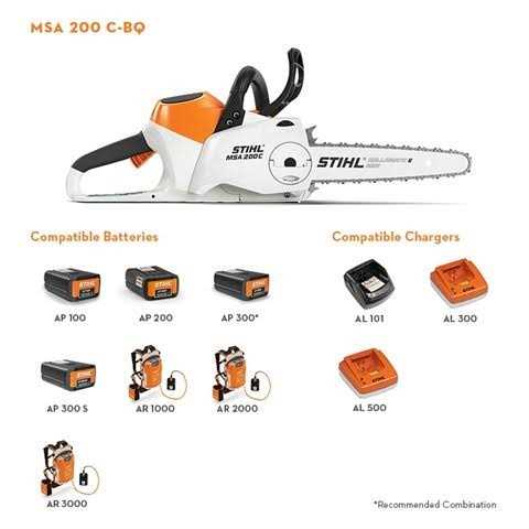 Stihl Battery Chainsaw - MSA 200 C-BQ - Image 2 Stihl Battery Chainsaw - MSA 200 C-BQ - Image 2