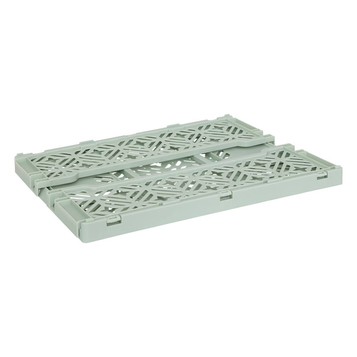 Folding crate "Arry" Light Green, 40x30x15 cm