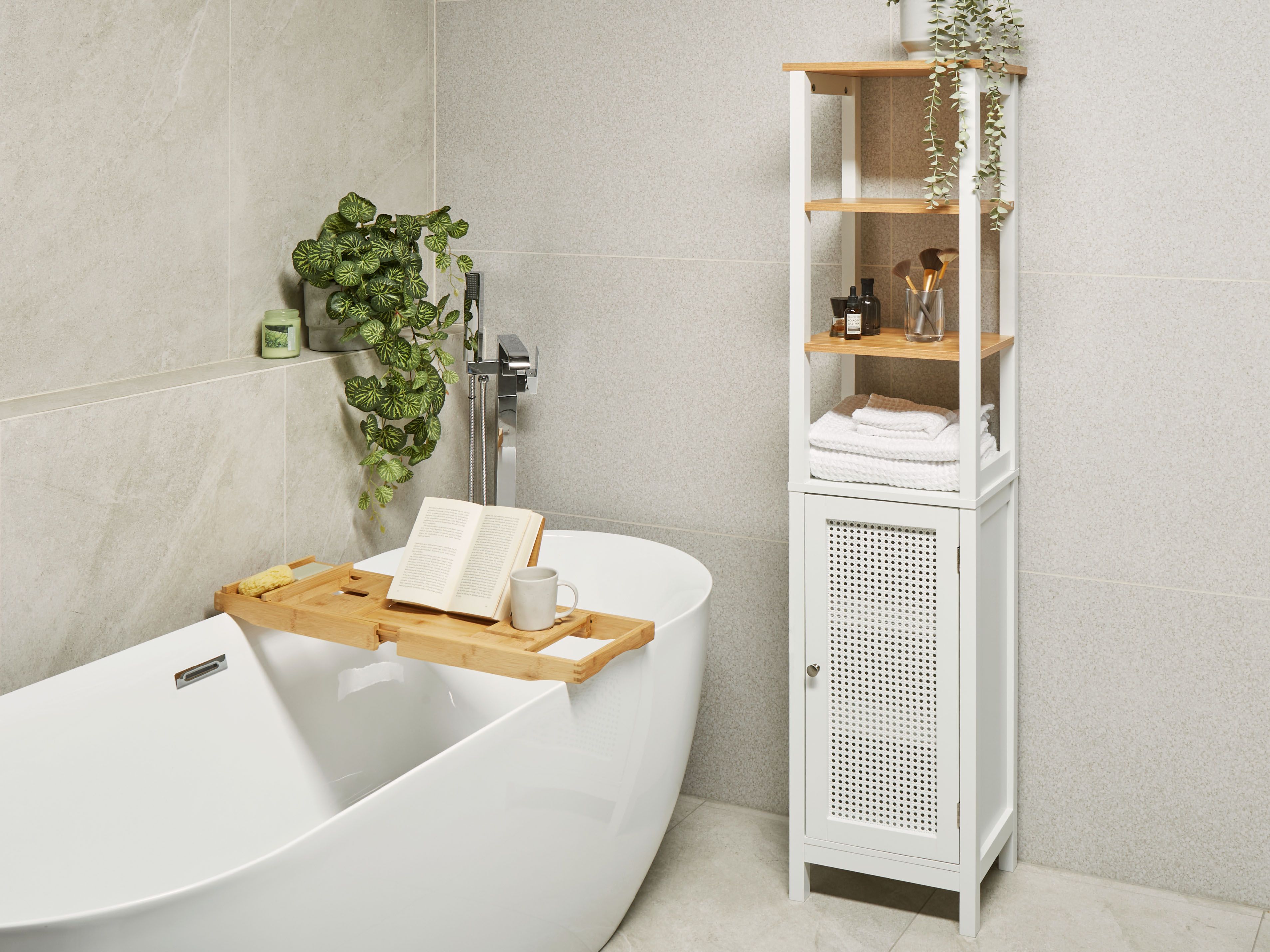 Bathroom Cabinet ALAMOS 40 cm White