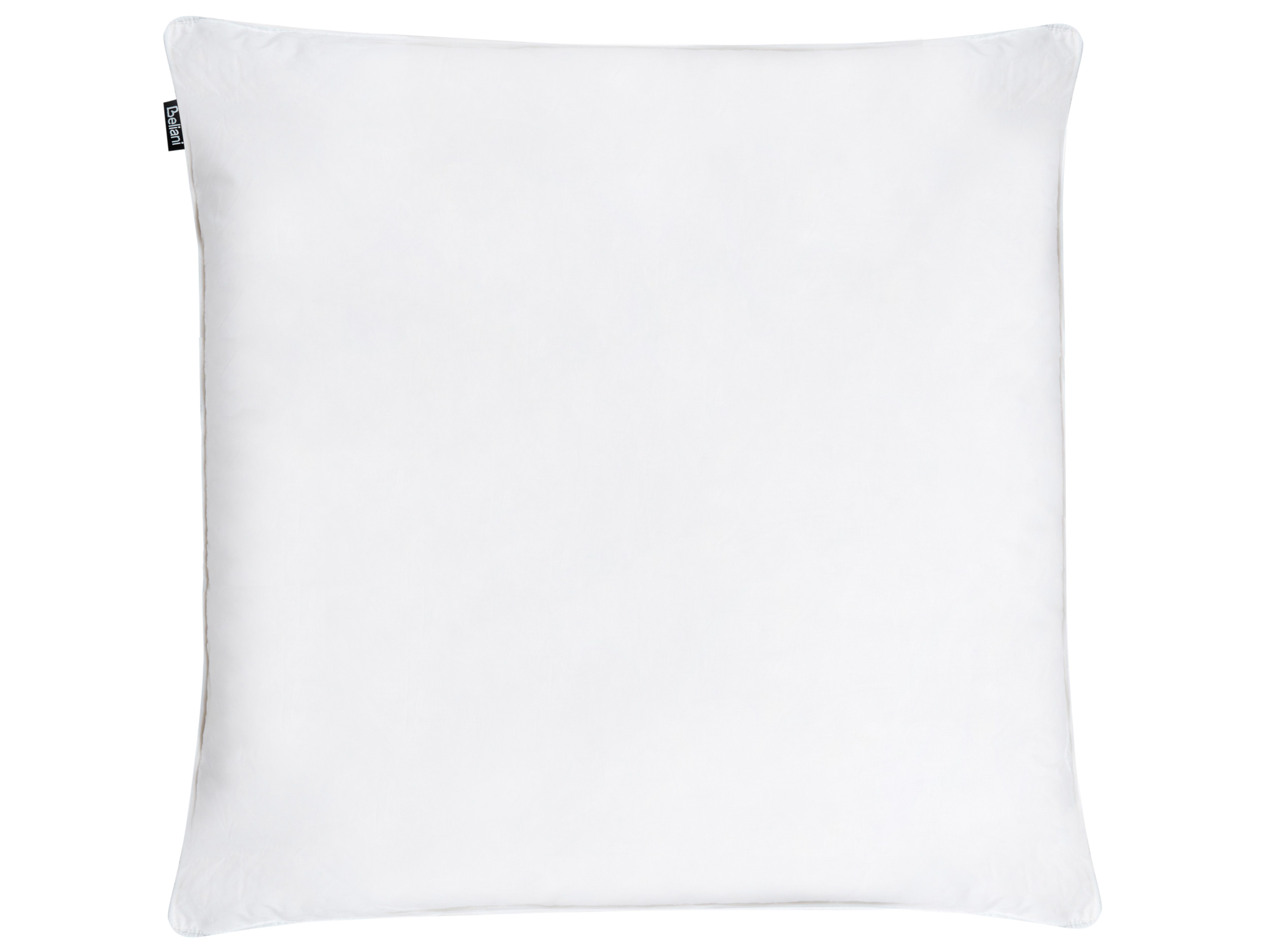 Bed Pillow VIHREN Low Duck Feathers and Down 80 x 80 cm White