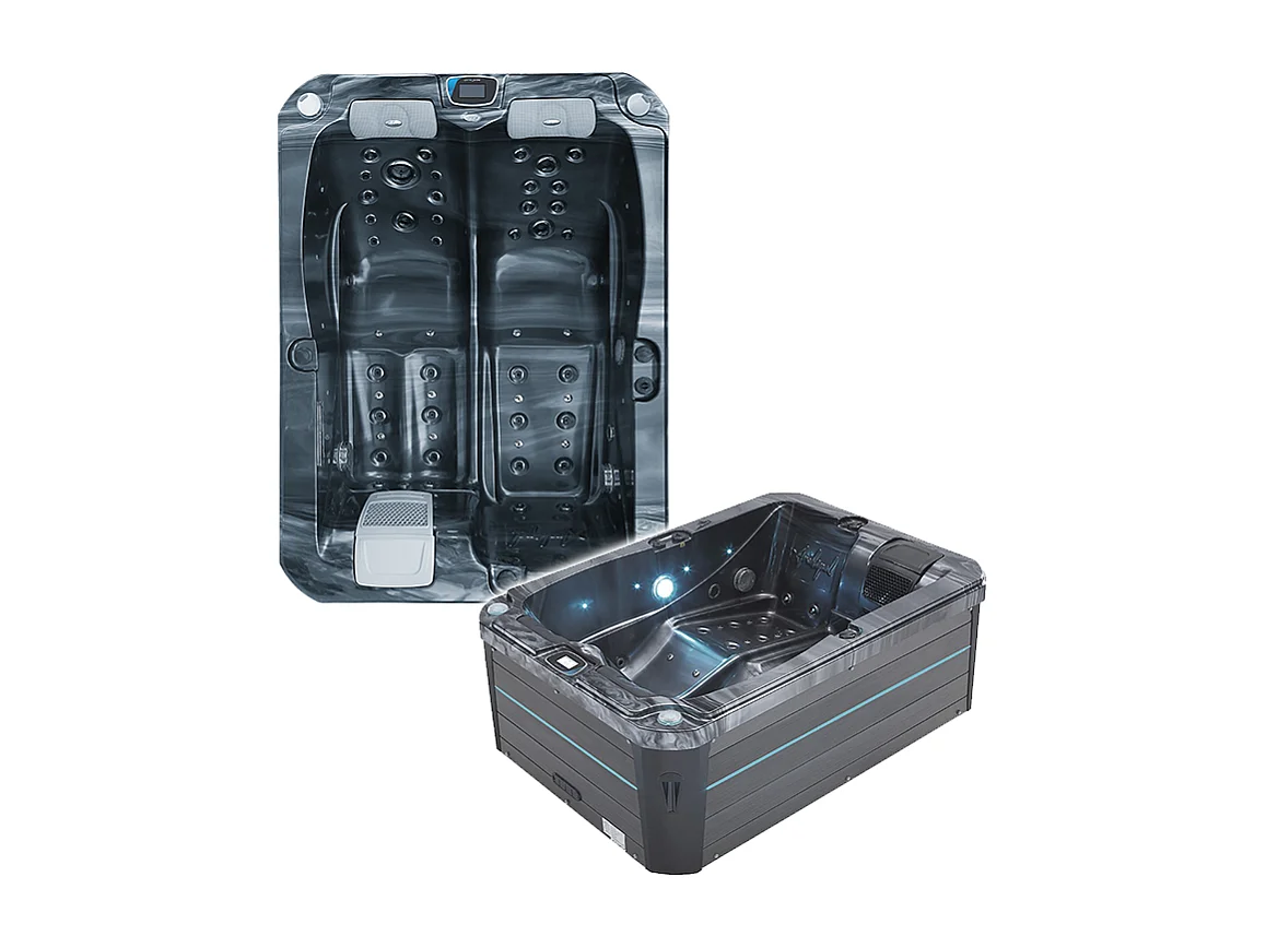 Spa 2 places allongées Archipel® GT2 PRO MAX LED - Balboa 210x148