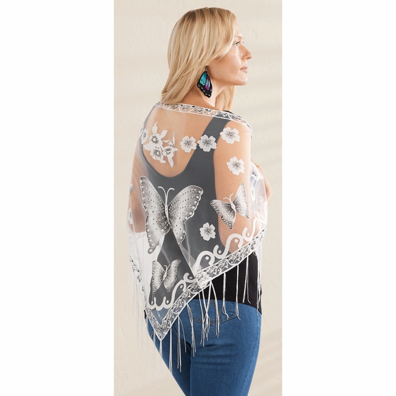 Butterfly Shawl - MIDNIGHT VELVET CATALOG