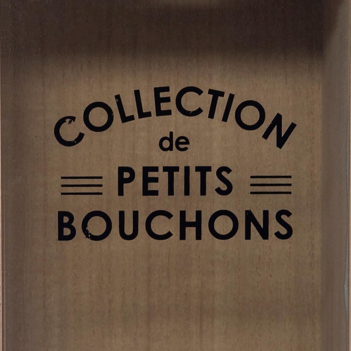 Bottle holder "Loft", metal Beige, 6 bottles