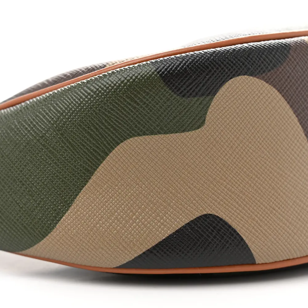 Replica Celine Shoulder Bag in Khaki Camouflage Canvas & Leather1:1High-quality replica