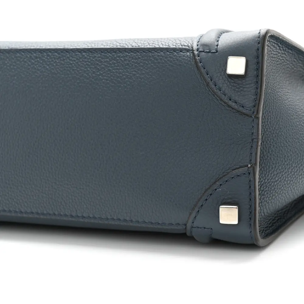 Celine Petrol Baby Drummed Calfskin Replica Handbags Online1:1High-quality replica