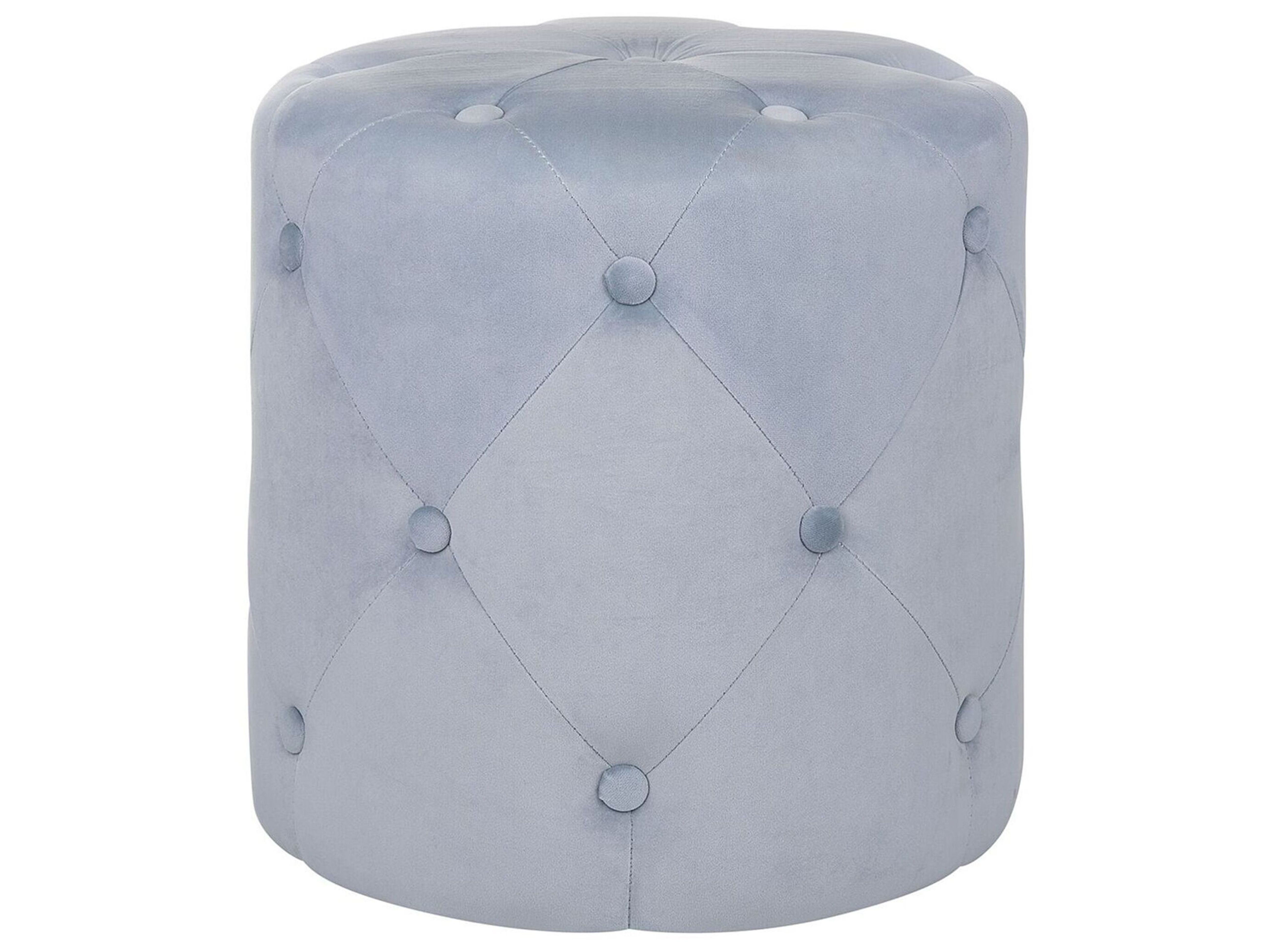 Pouffe COROLLA Velvet Light Grey