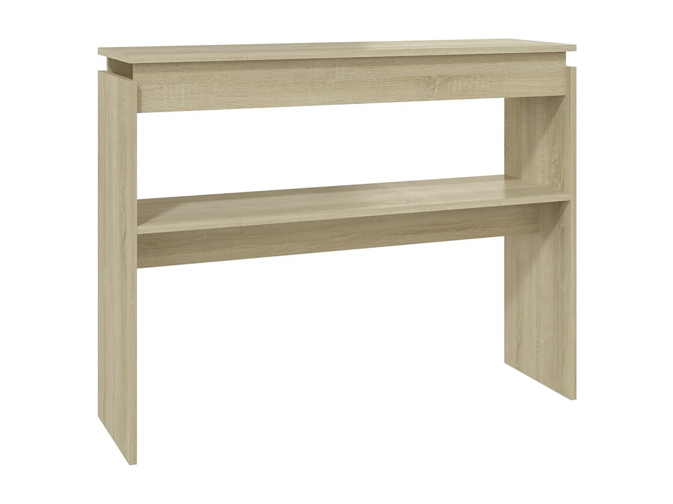Table console Chêne sonoma 102x30x80 cm Aggloméré