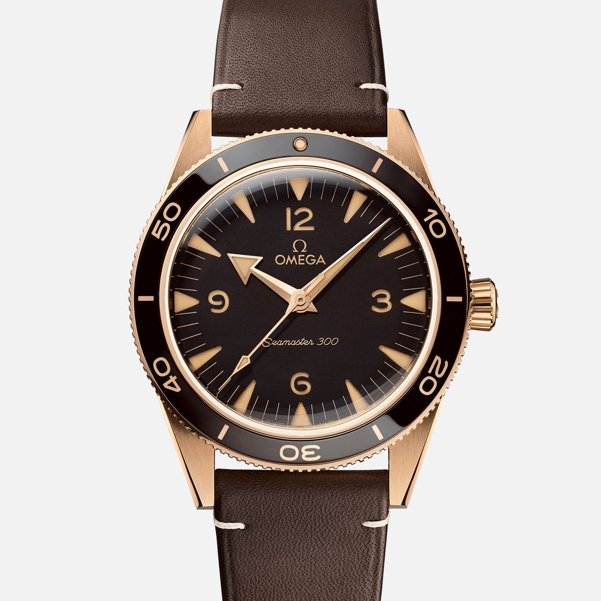 Seamaster 300 Co-Axial Master Chronometer 41mm Bronze Gold(1:1 replica) - Elite Watch Atelier