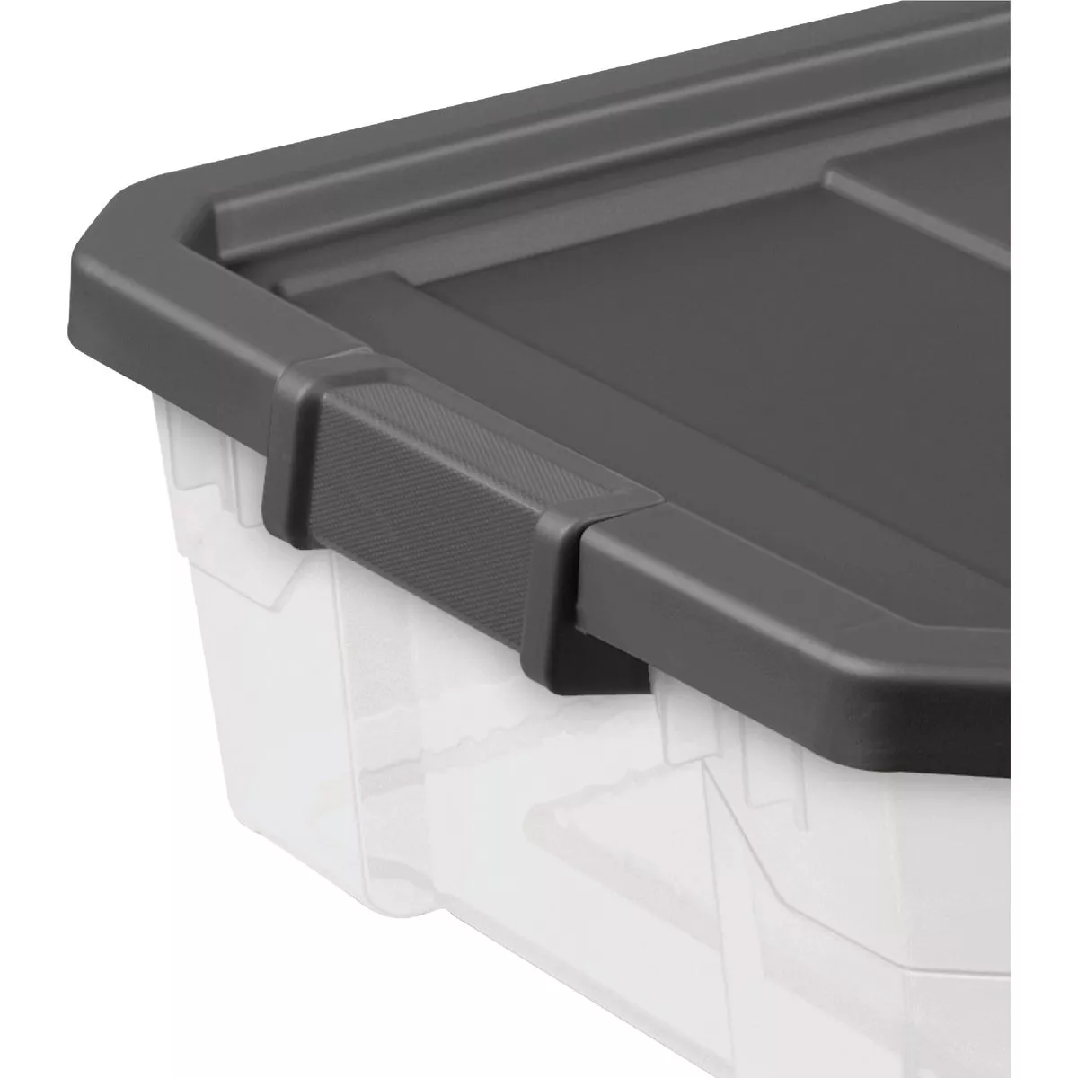 Sterilite 40 Qt./38L Flat Gray Stacker Storage Tote