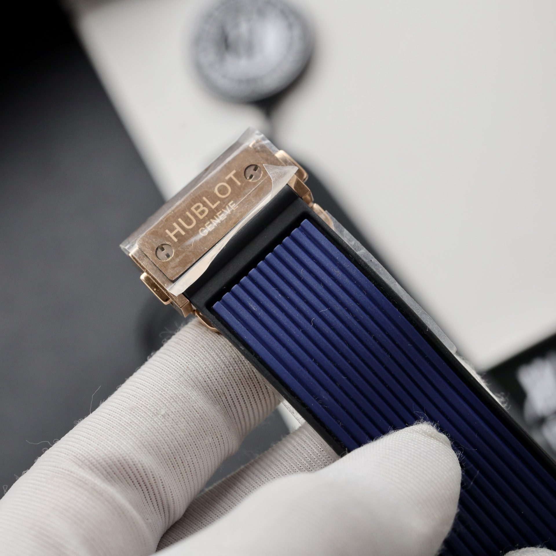 Hublot Replica Watch Spirit Of Big Bang King Gold Dial Blue 42mm - Top club