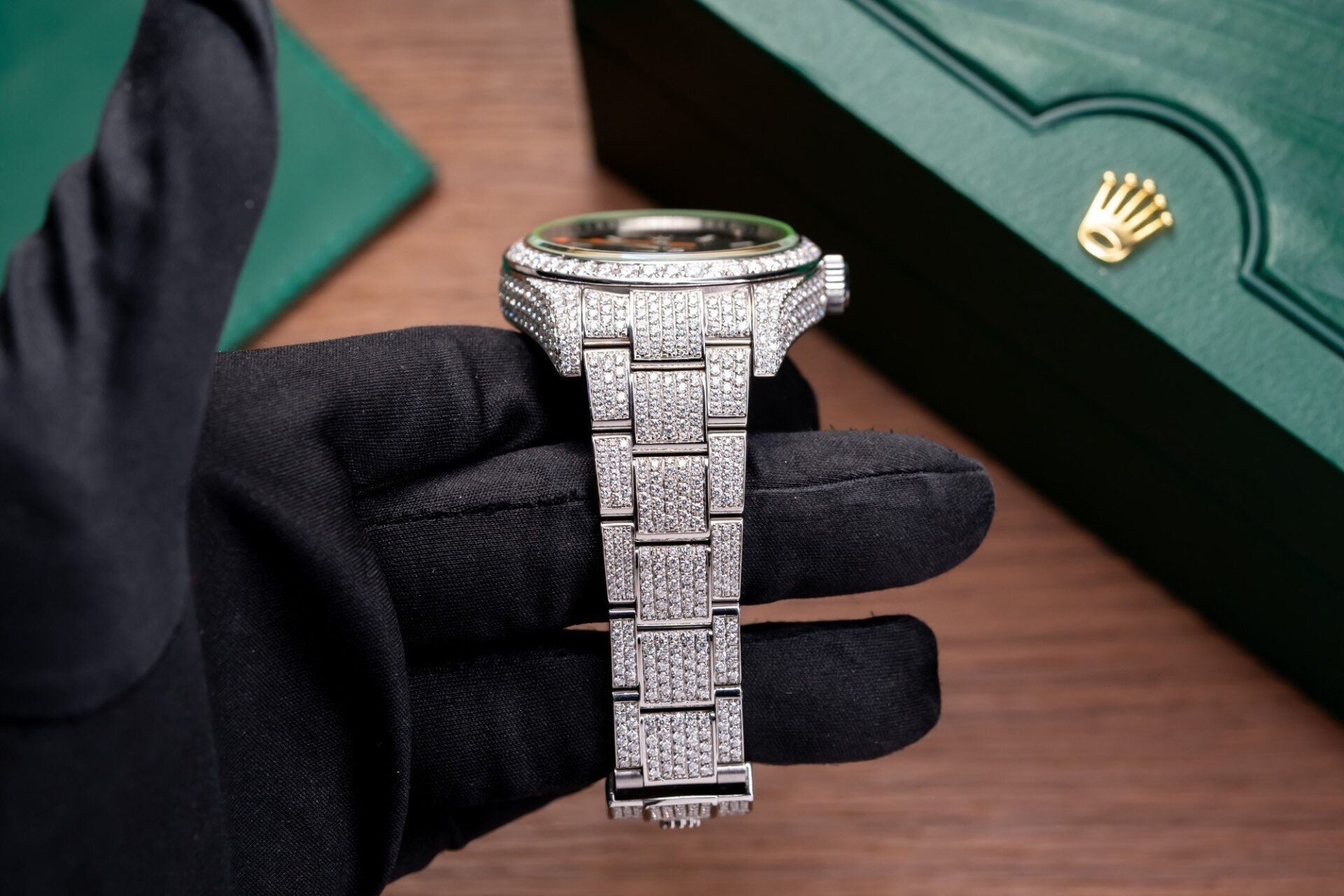 Rolex Best Replica Watch With Moissanite Diamond Hong Kong 41mm - Top club