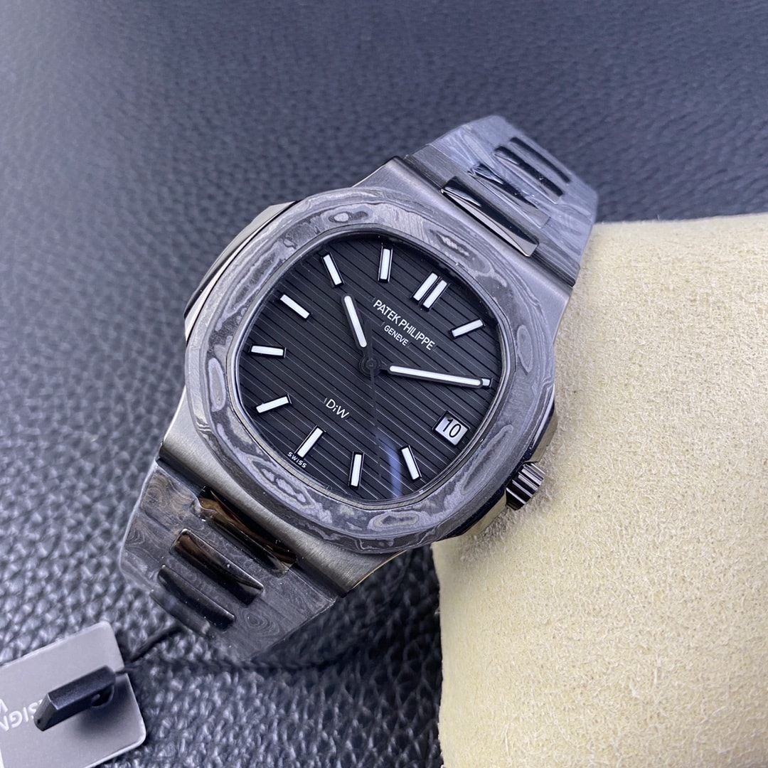 Best Fake Patek Philippe Replica Watch Nautilus All Carbon Black The Black Grail Project(1:1 replica) - Top club