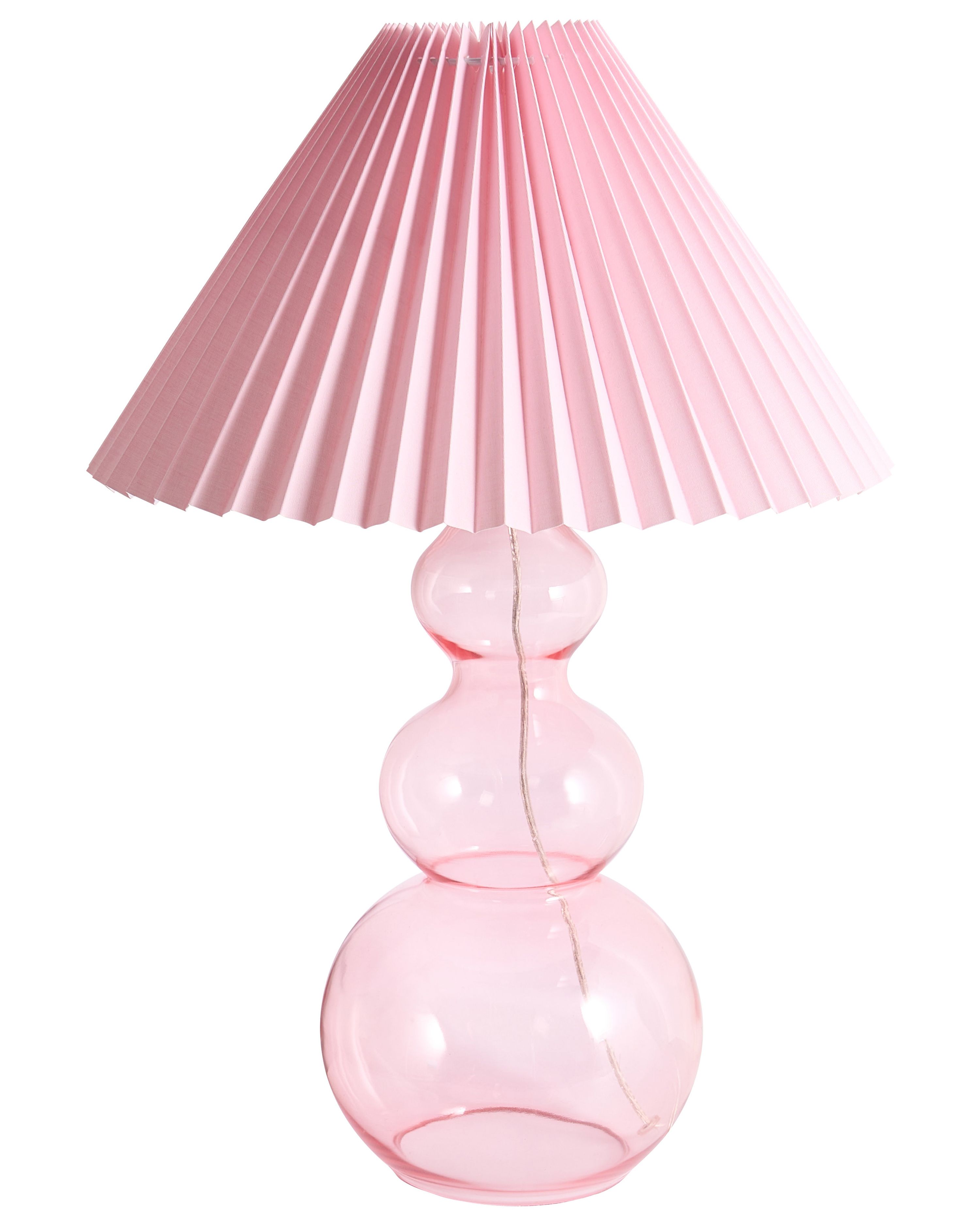 Table Lamp SENGWA Glass Pink