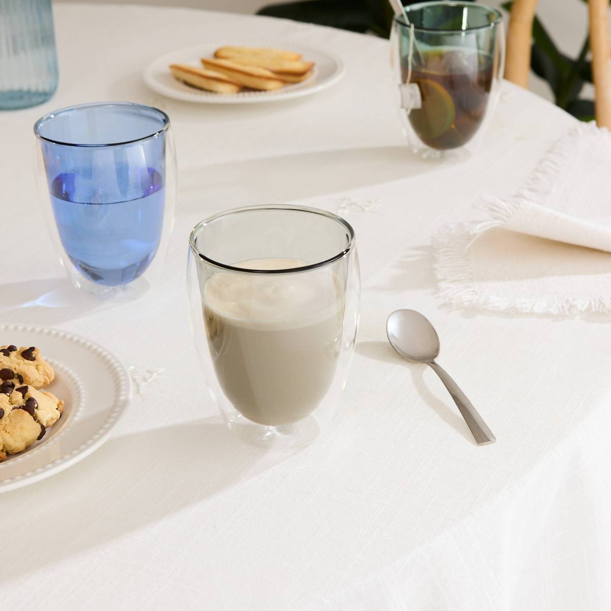 Double-walled mug "Alex" 350 ml, Borosilicate glass