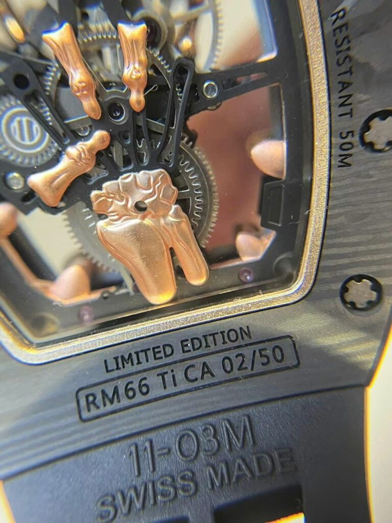 Richard Mille RM66 Custom Tourbillon Carbon 18K Gold Wrapped VIP 42.7mm - Top club